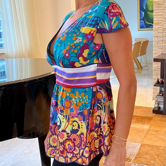 ADRIANA BARRA 🇧🇷 DESIGNER GORGEOUS TOP - Picture 7 of 14